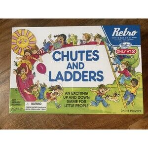 Hasbro Chutes And Ladders Retro Series Board Game Target 2-4 Players New Sealed